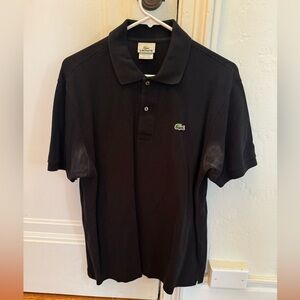 Lacoste Black Polo Shirt Classic Style